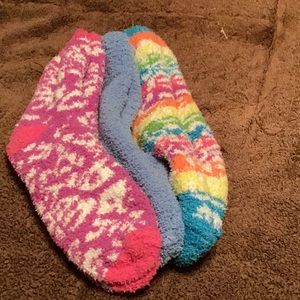 Fuzzy socks pack of 3